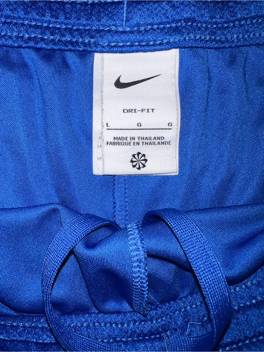 Nike Royal Blue Sports Bandeau with Swoosh